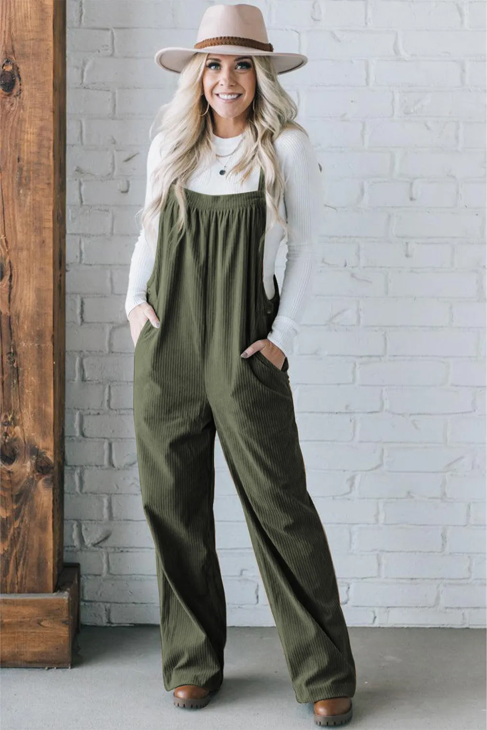 Army Green Jumpsuit