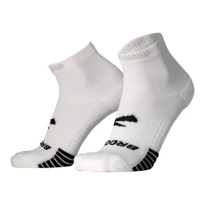 Brooks | Ghost Lite Quarter Sock 2-Pack | Unisex | White