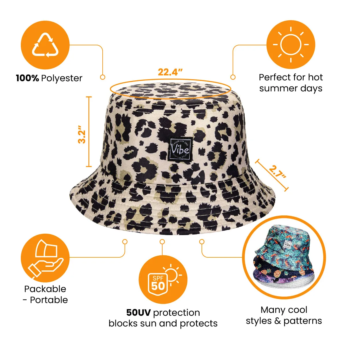 Bucket Hat - Leopard