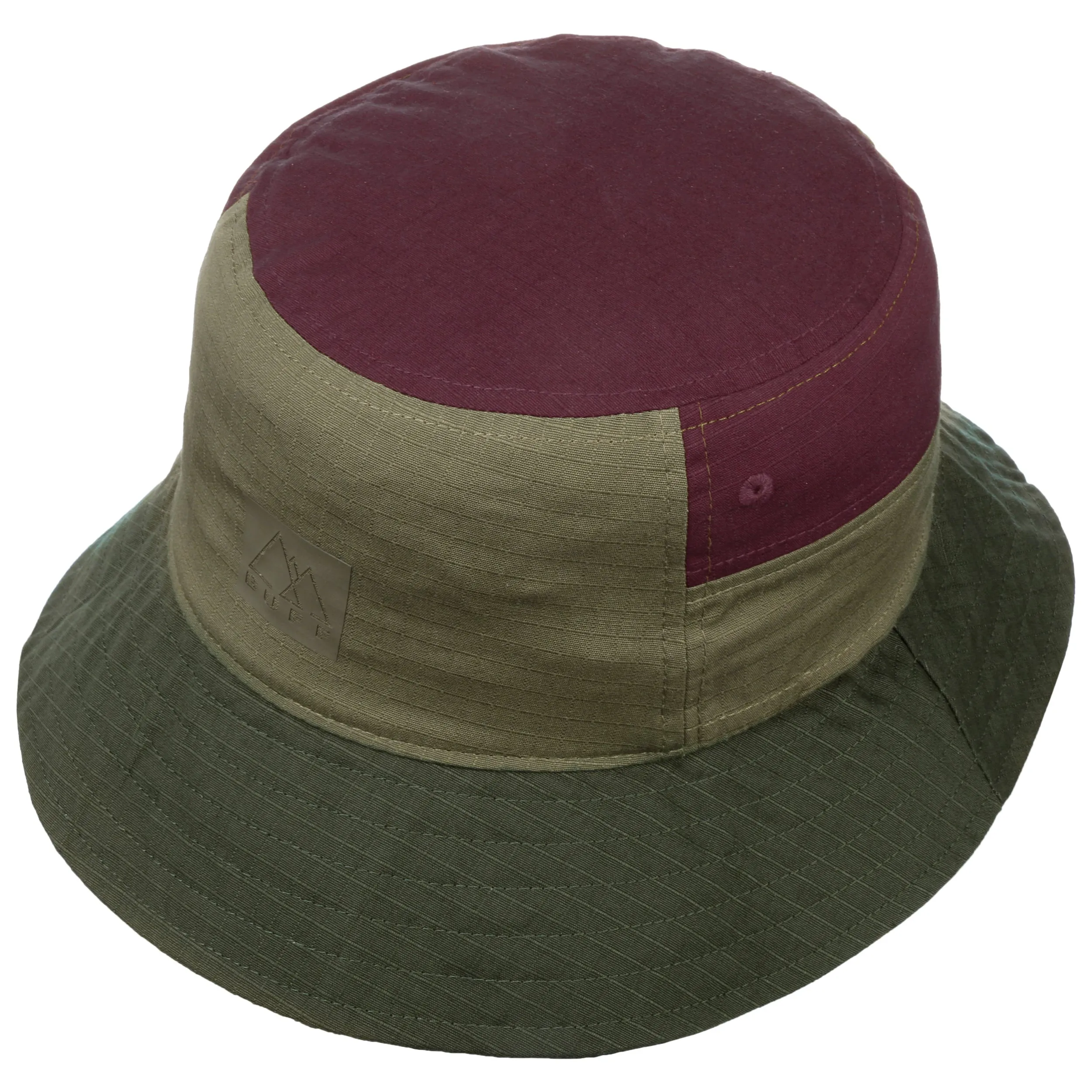 Buff Sun Bucket Beanie Hak Red/Khaki