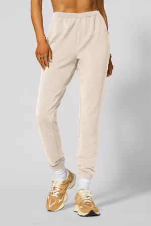 Cozy Fleece Slim Jogger - Htr French Vanilla