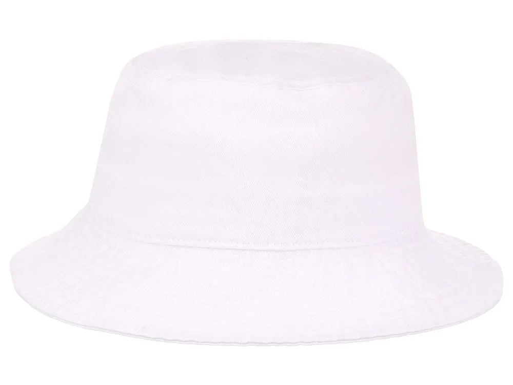 Crowns By Lids Swish Bucket Hat - White