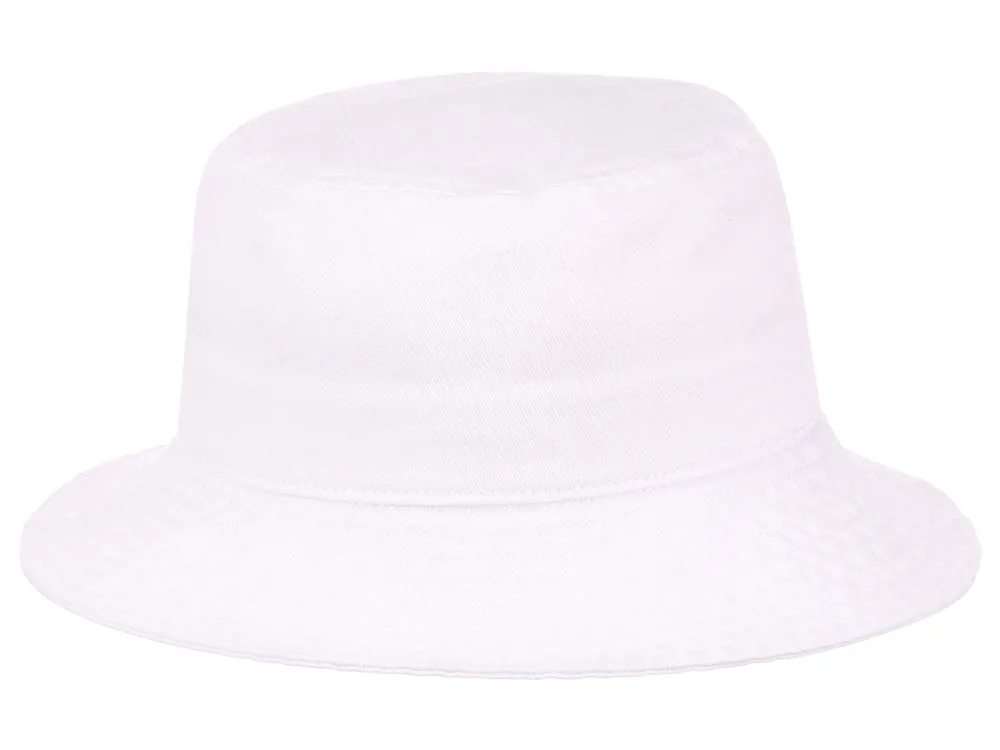 Crowns By Lids Swish Bucket Hat - White