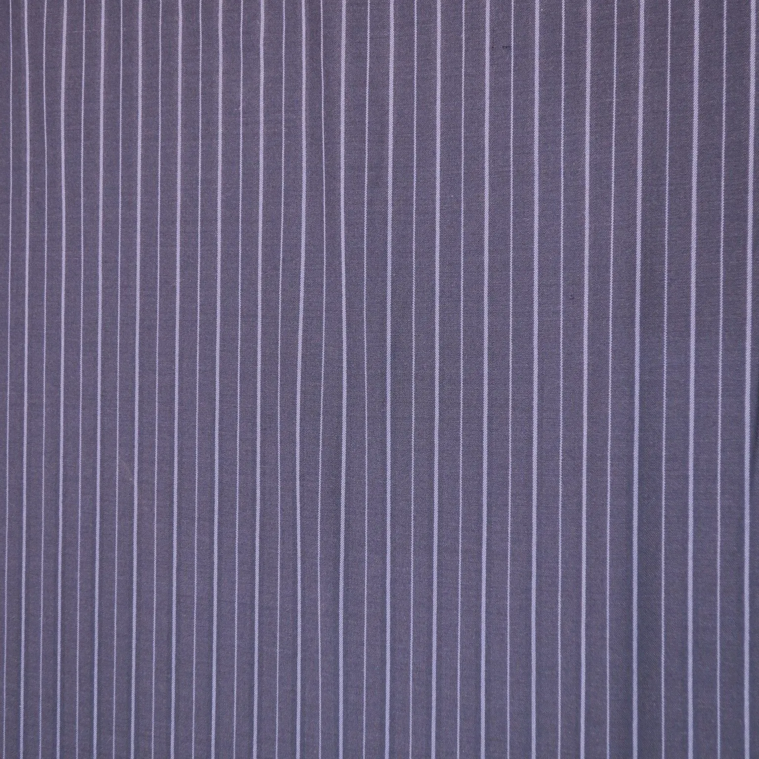 Dark Blue Stripe Wool Loro Piana Fabric