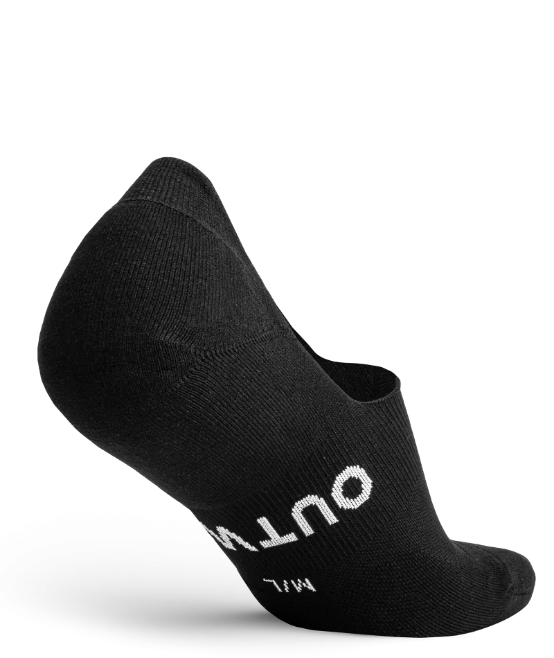 Flagship No Show Socks Black 3-Pack