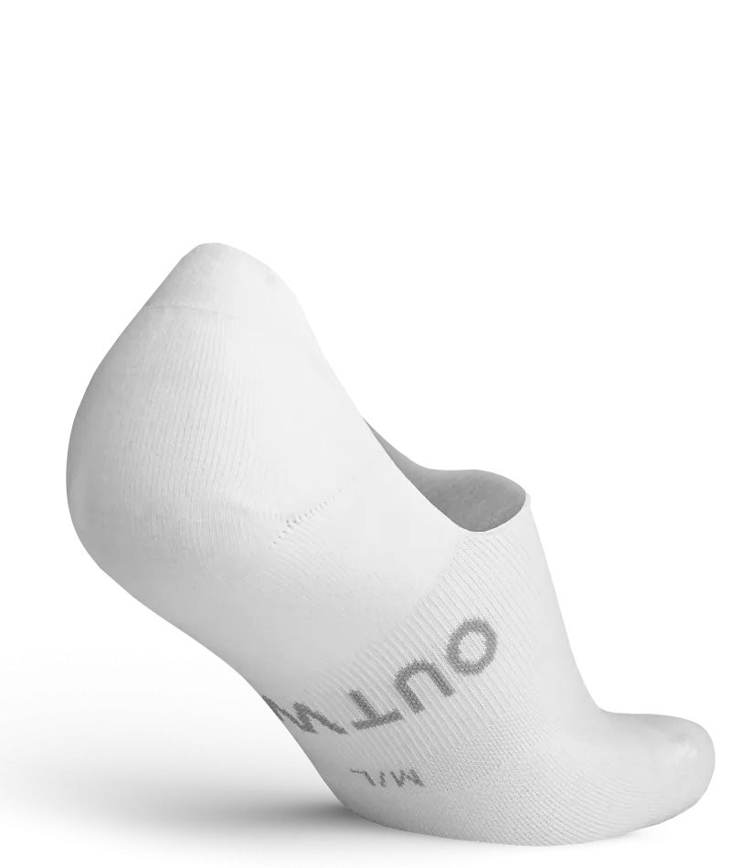 Flagship No Show Socks White 3-Pack