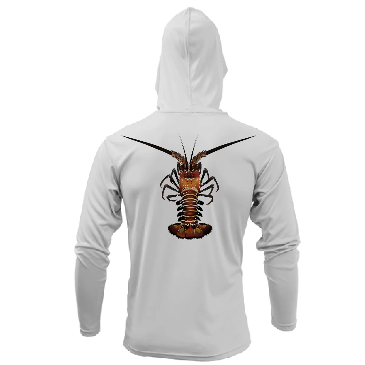 Florida Keys Realistic Lobster Long Sleeve UPF 50  Dry-Fit Hoodie