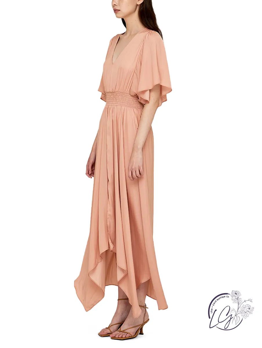 Graceful Asymmetry Maxi Dress