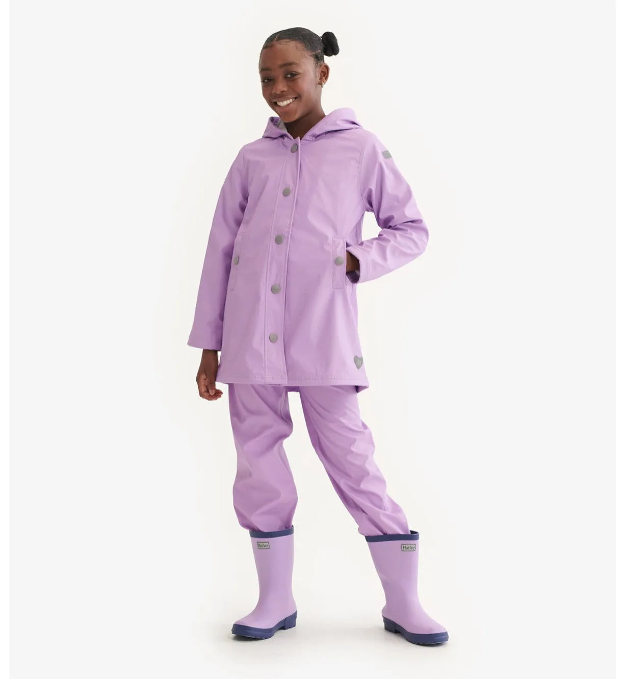 HATLEY | Kids' Lilac Raincoat