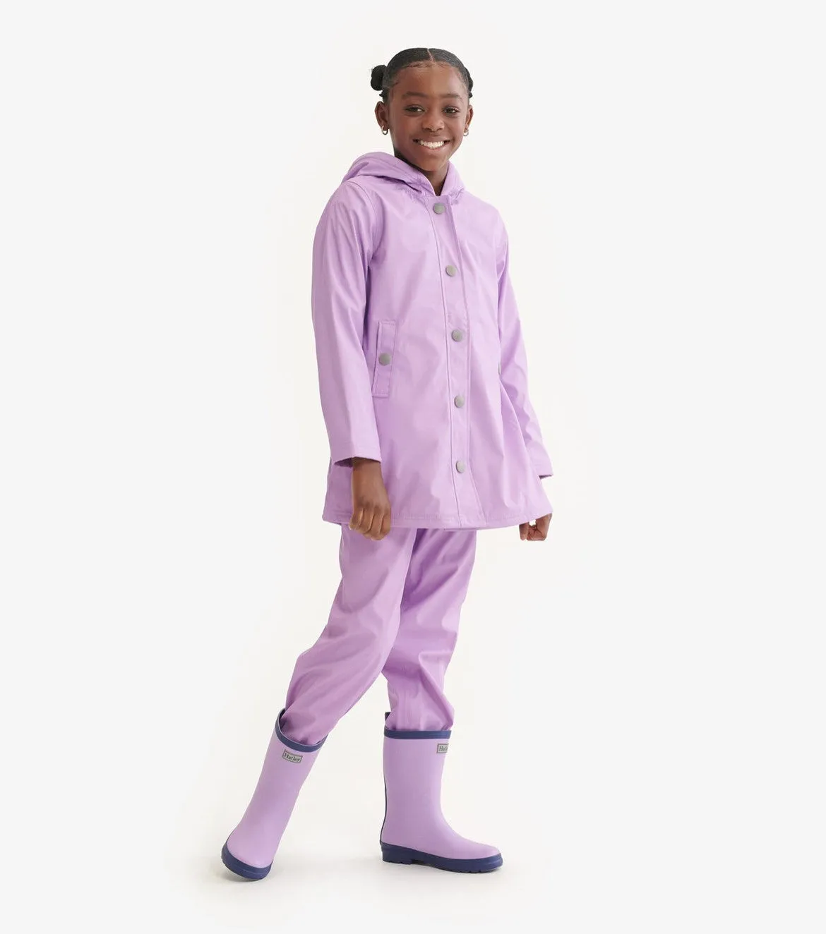 HATLEY | Kids' Lilac Raincoat