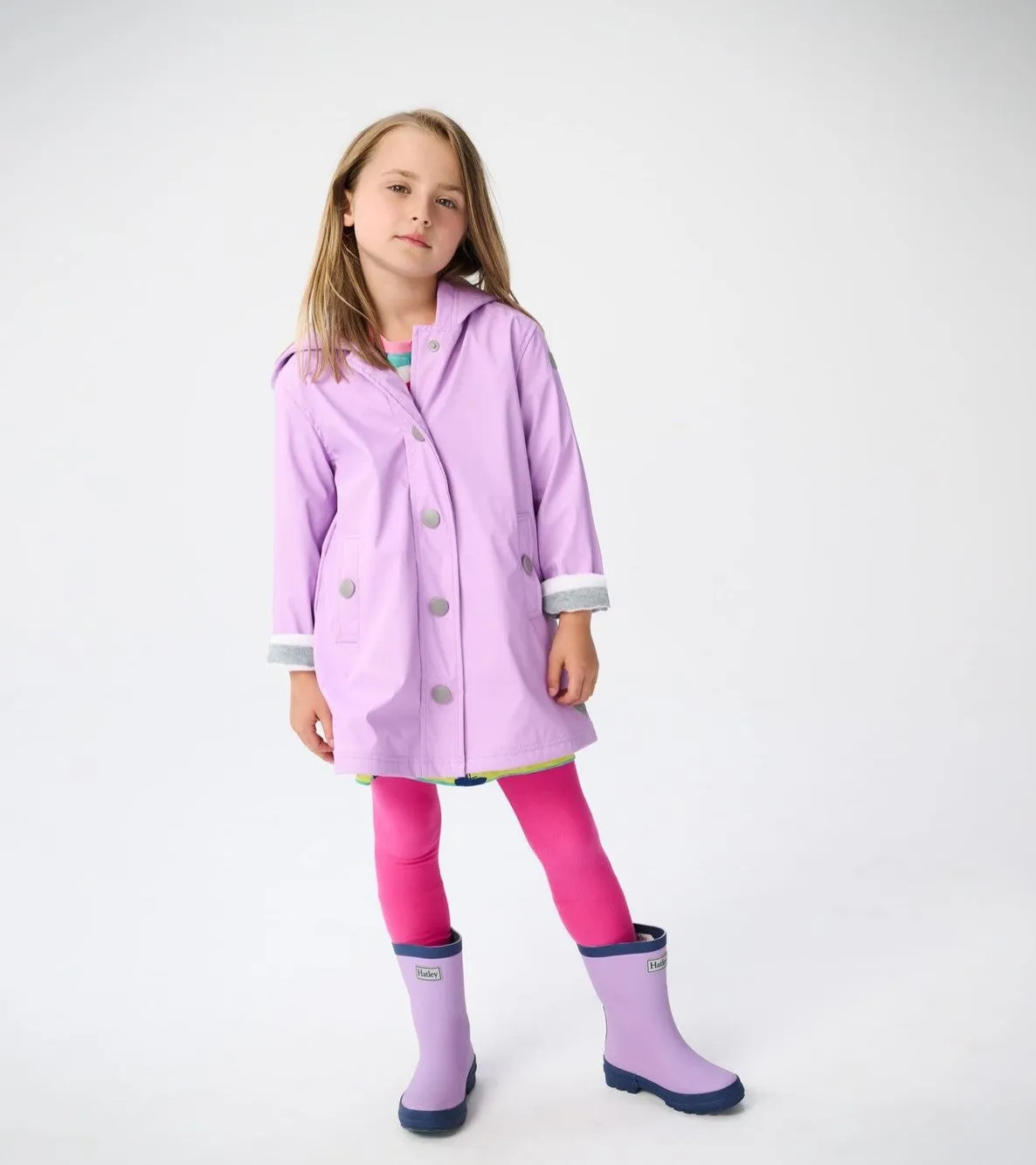 HATLEY | Kids' Lilac Raincoat