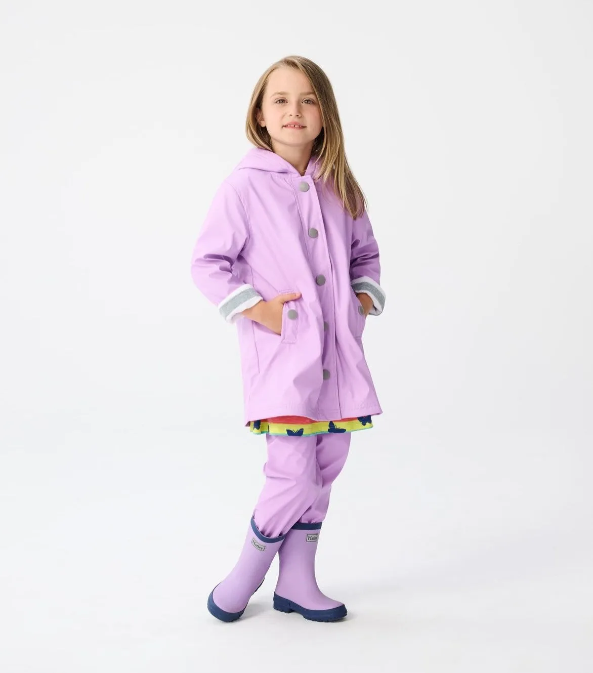 HATLEY | Kids' Lilac Raincoat