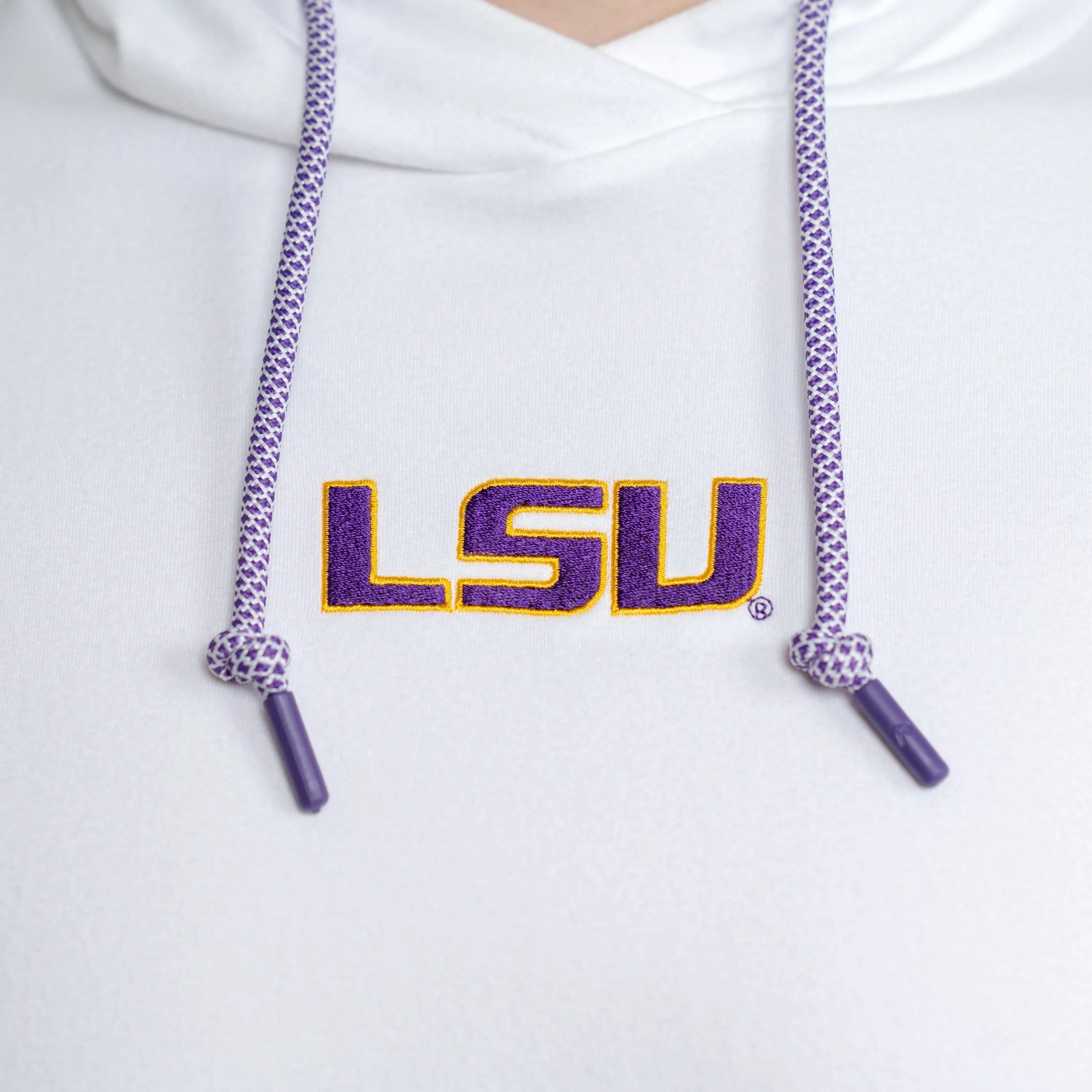 Hesi Collegiate Hoodie - LSU | Solid - White - LSU - 1