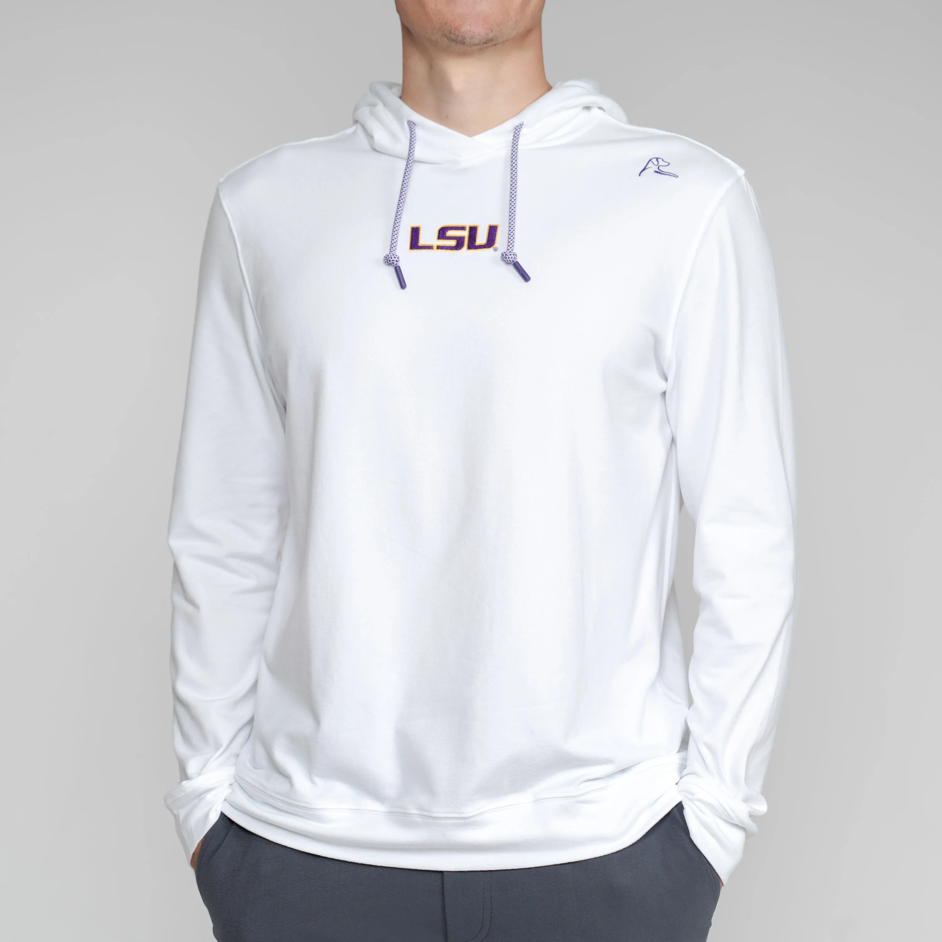 Hesi Collegiate Hoodie - LSU | Solid - White - LSU - 1