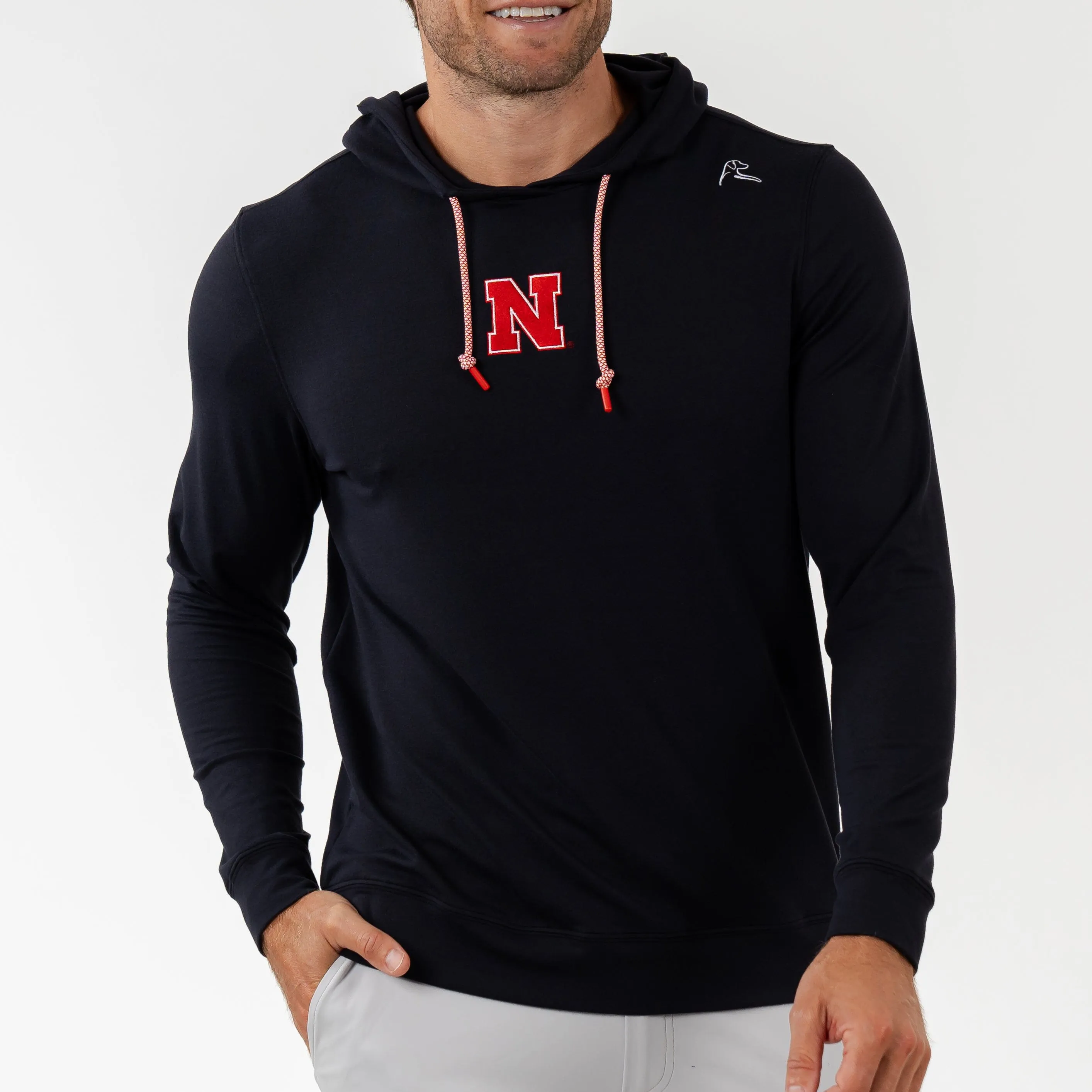 Hesi Collegiate Hoodie - Nebraska | Solid - Black - Nebraska - 1