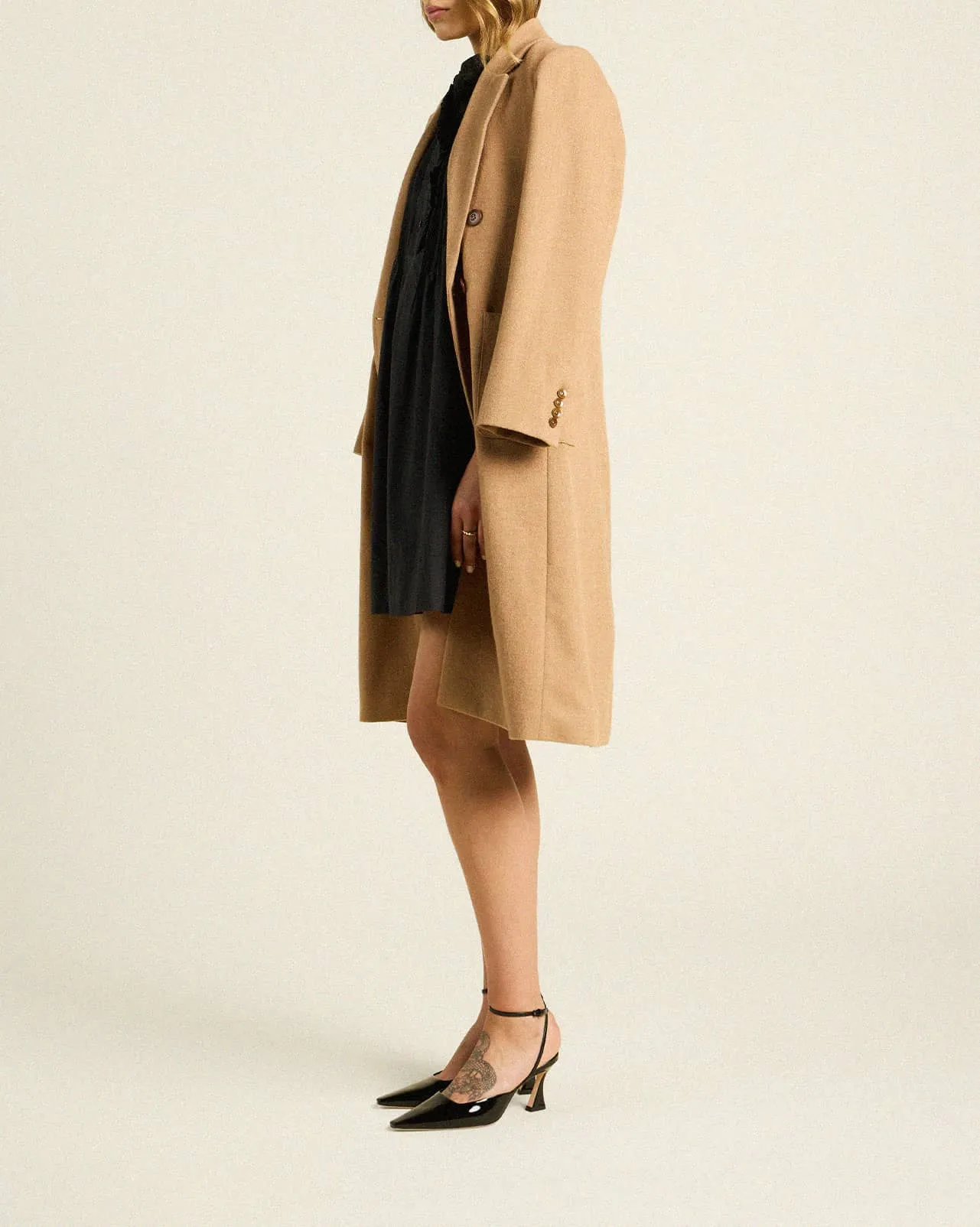 Lars Coat Camel Wool