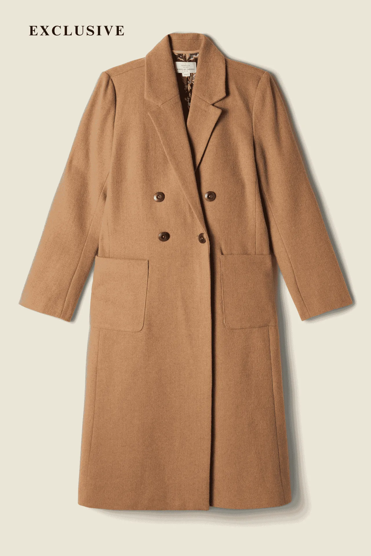 Lars Coat Camel Wool