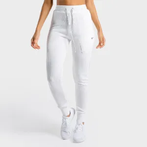 Luxe Joggers - White