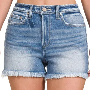 Medium Wash Shorts