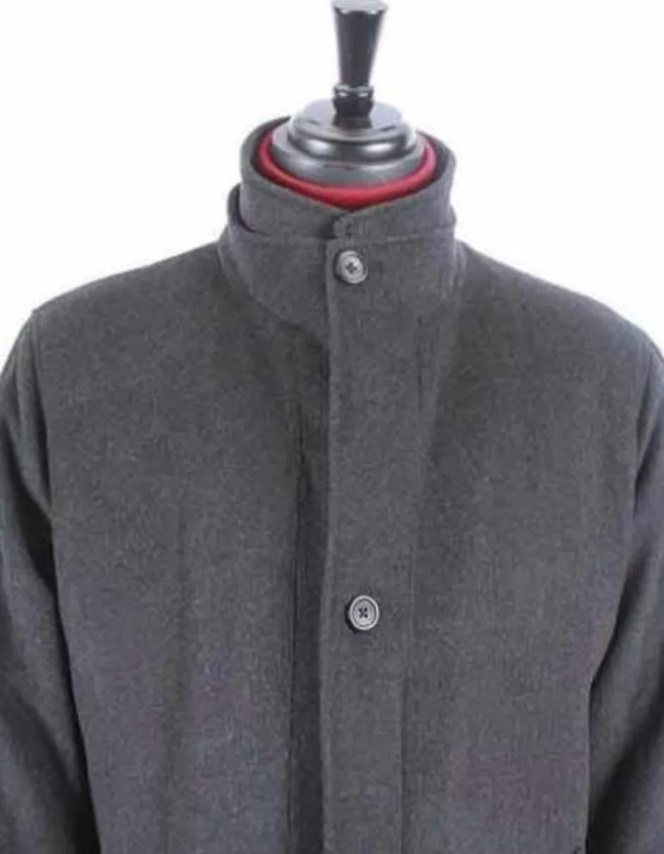 Mens Overcoat - Topcoat For Men - Winter Fabric - men's Fully lined classic fit outerwear 1930s Overcoat