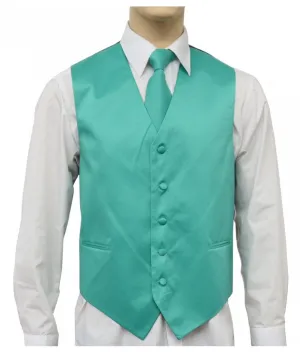 Mermaid Green Vest and Tie Set