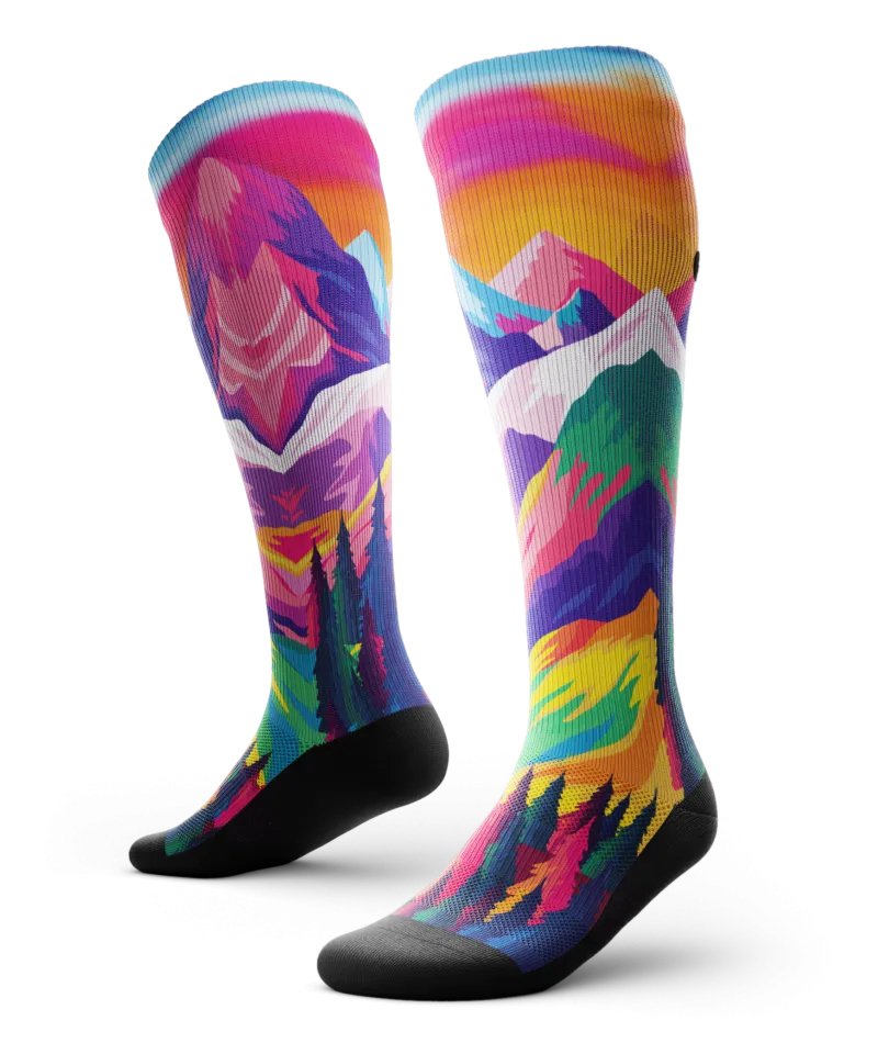 Nature Trip Knee High Compression Socks