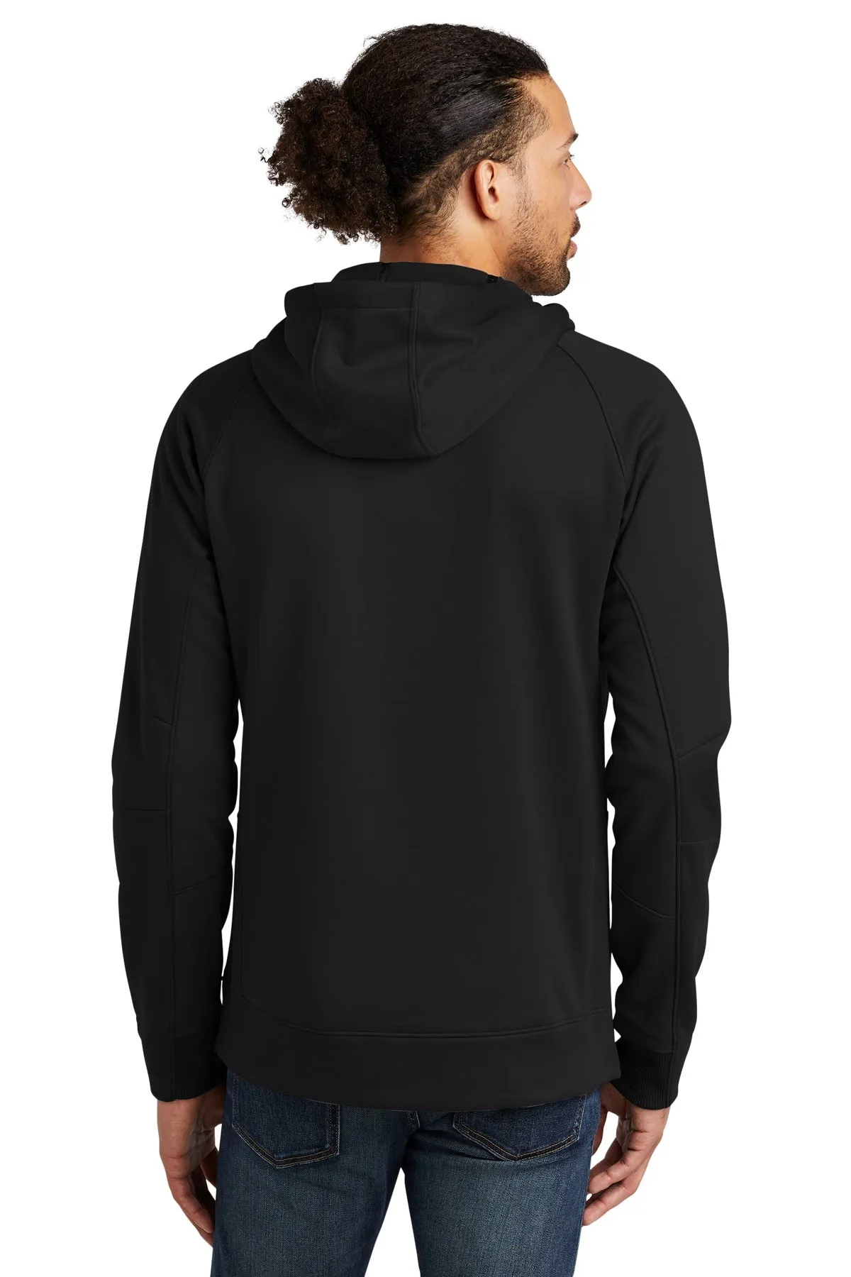 New Era Venue Fleece Custom Hoodies, Black