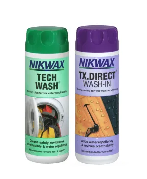 Nikwax Bundle Pack - Wash and Re-treat - 300ml