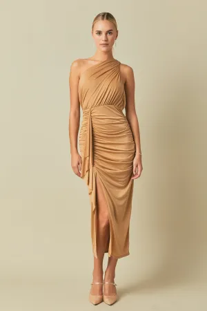 One Shoulder Maxi Dress