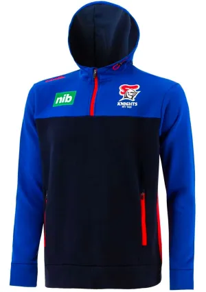 O'Neills Newcastle Knights Men's Fleece Half Zip Hoodie Marine-Royal <br> SEVE-100-0-NKN-ROME21