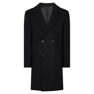 Pearse Navy Double-Breasted Coat