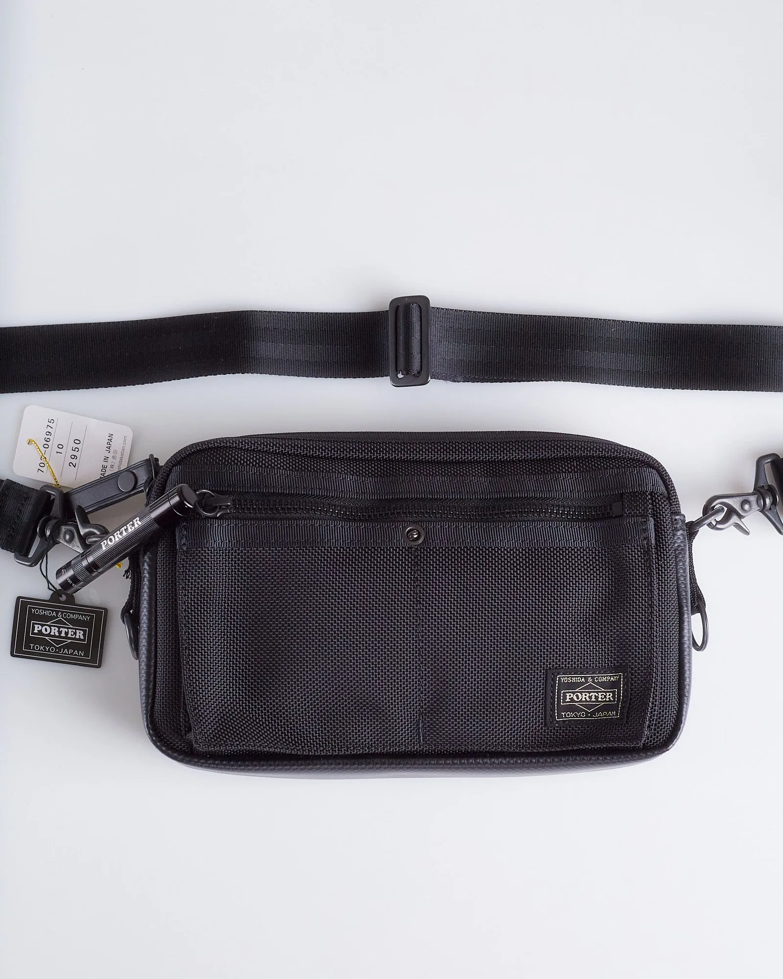 Porter Heat Shoulder Bag Black