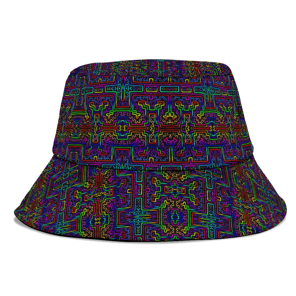 Prismatic Overlay Bucket Hat