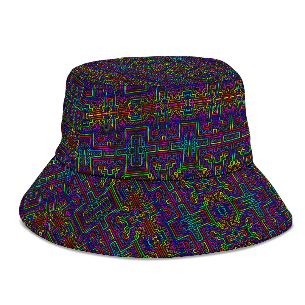 Prismatic Overlay Bucket Hat