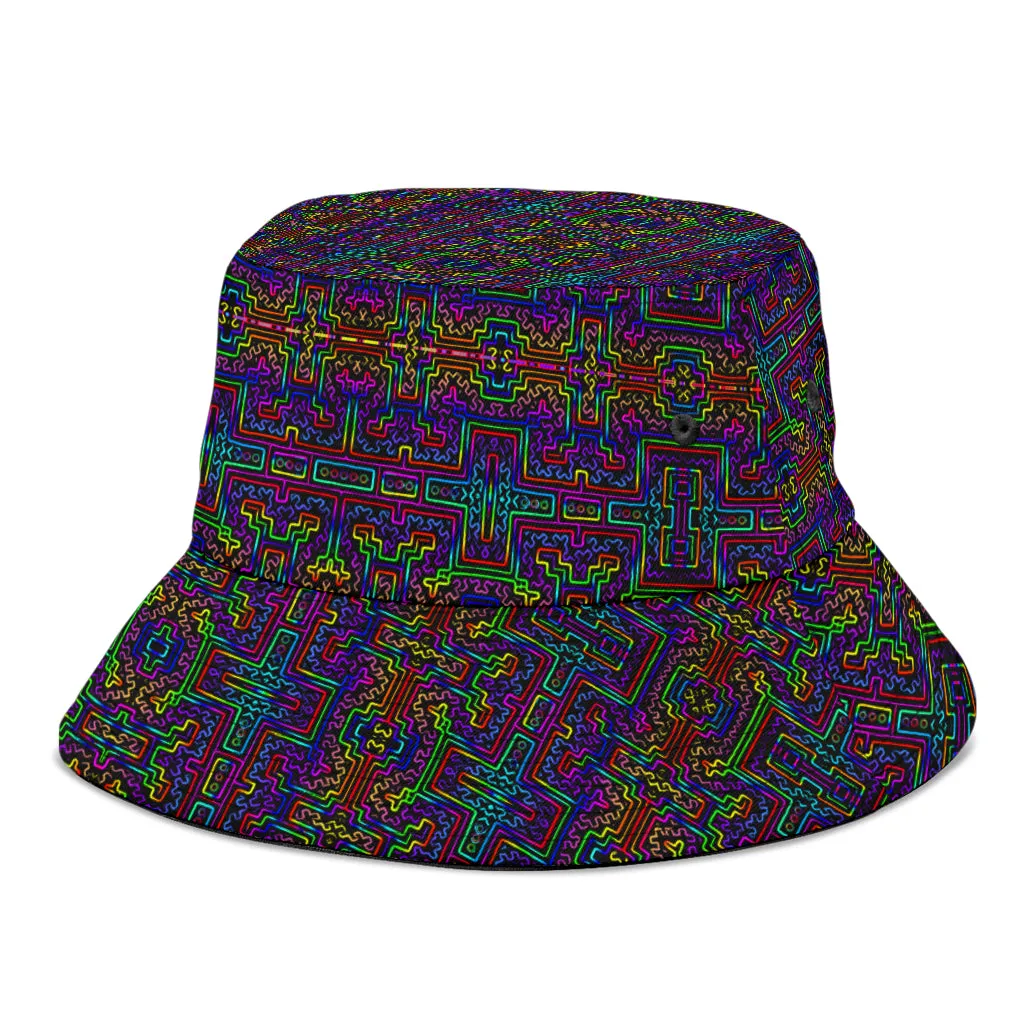 Prismatic Overlay Bucket Hat