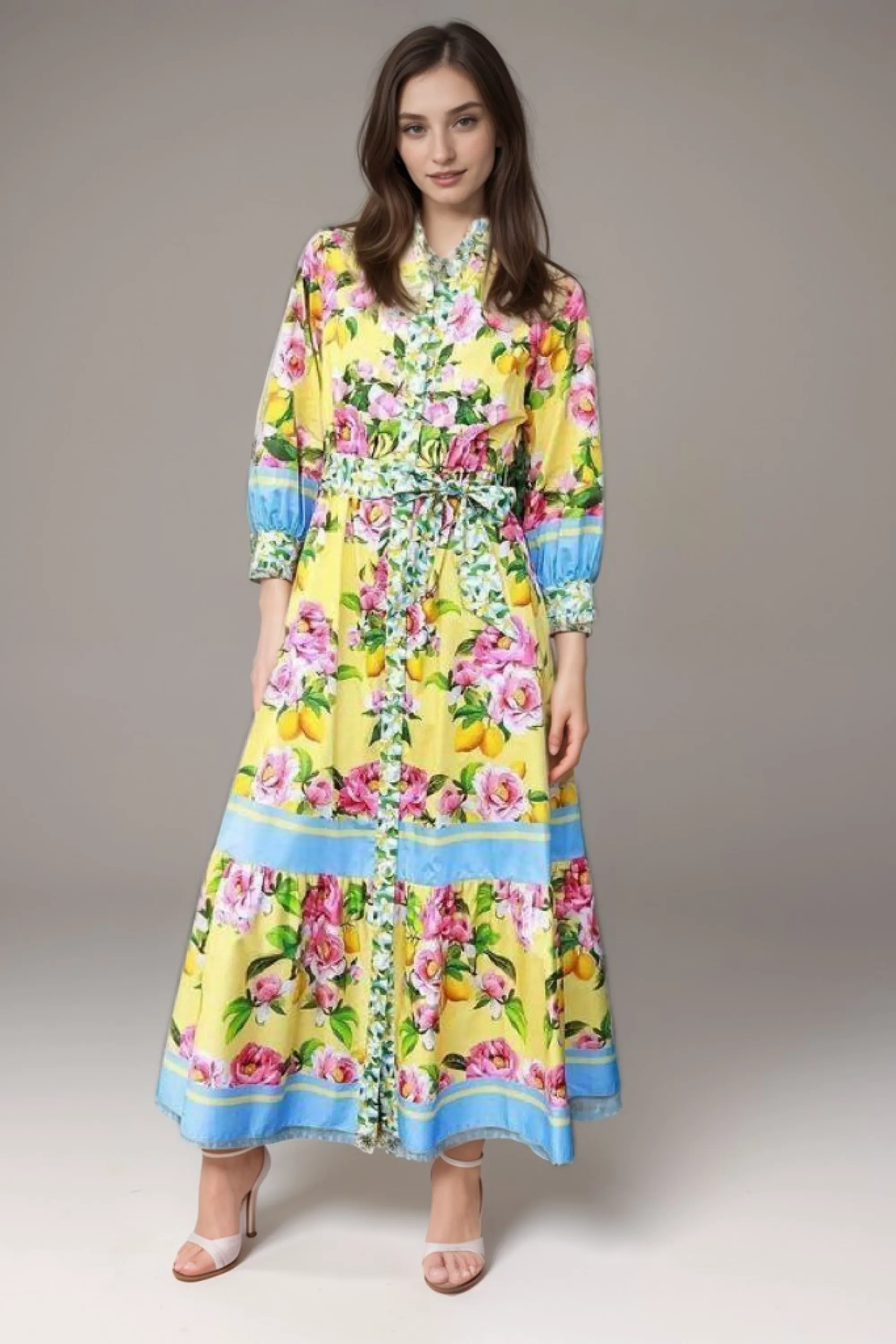 Rabiah Flower Garden Dress - Celebrate