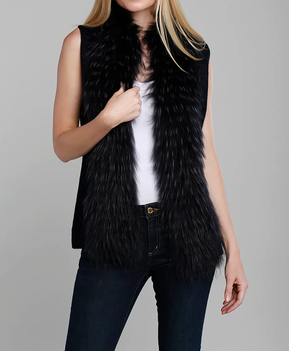 Raccoon Trim Vest