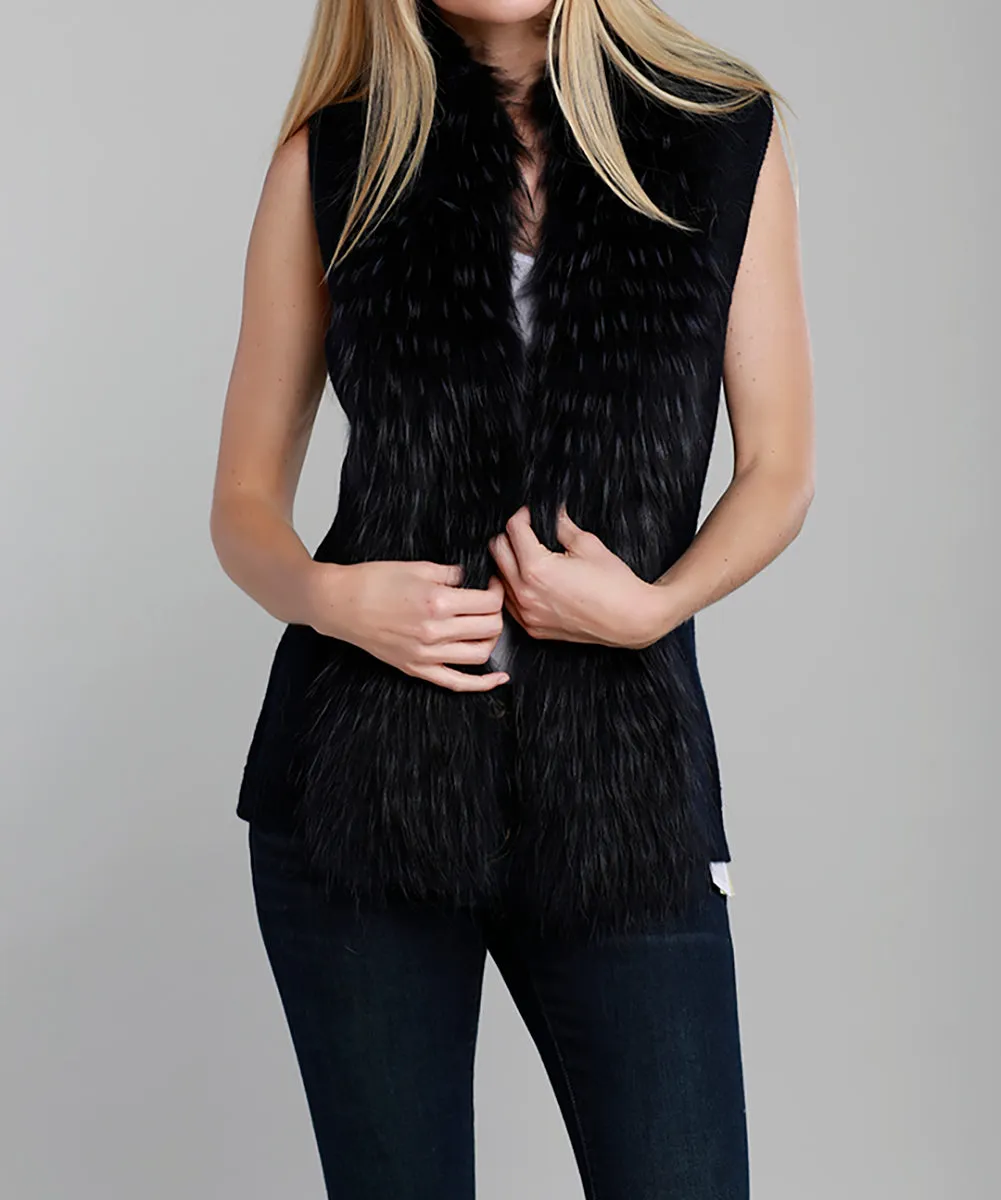 Raccoon Trim Vest