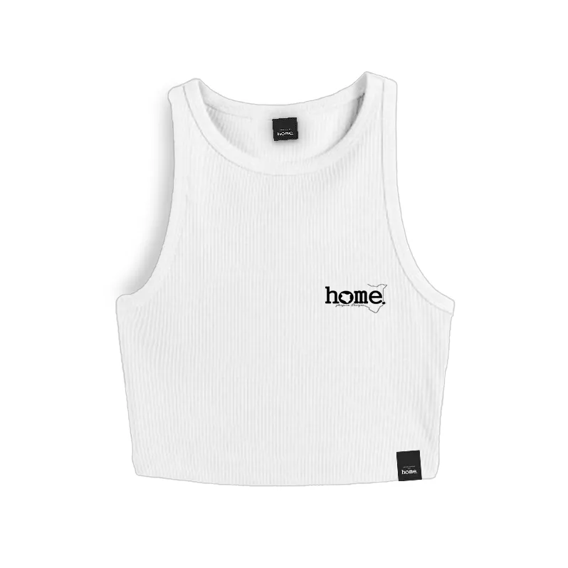 Racer Vest Top- White