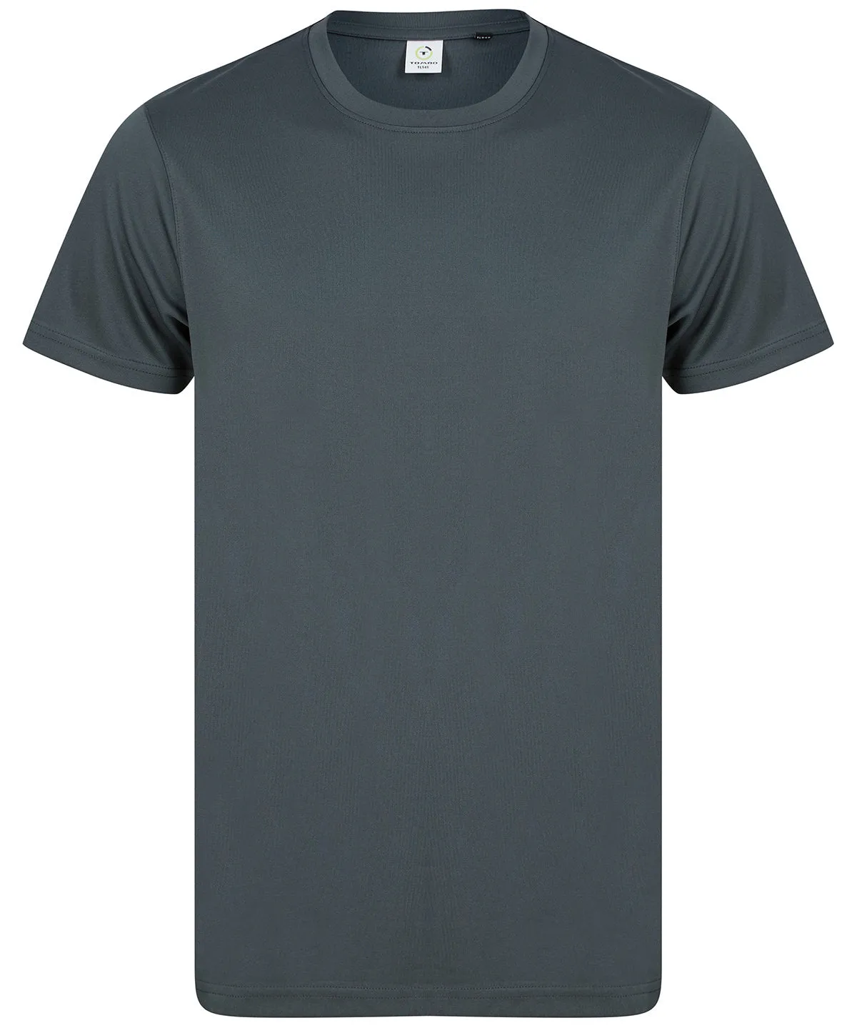 Recycled performance T | Charcoal