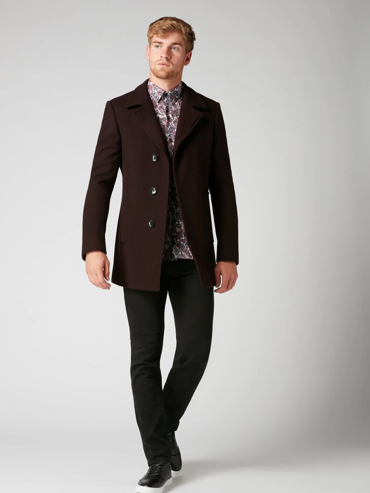 Remus - Burgundy Lohman Coat