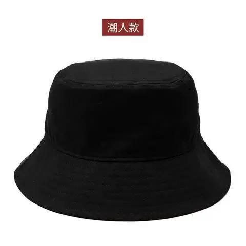 Reversible Fisherman bucket Hat Fashion Trendy Sun-Proof round Face Couple Hat