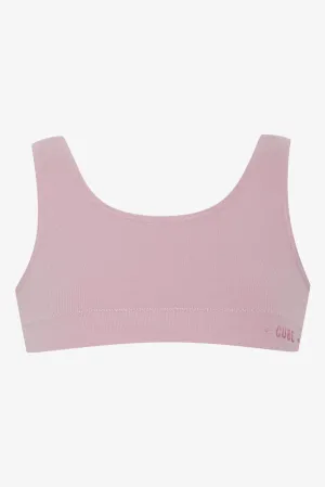 Rib Seamfree Bra Pink