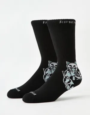 RIPNDIP Lord Skelly Socks - Black