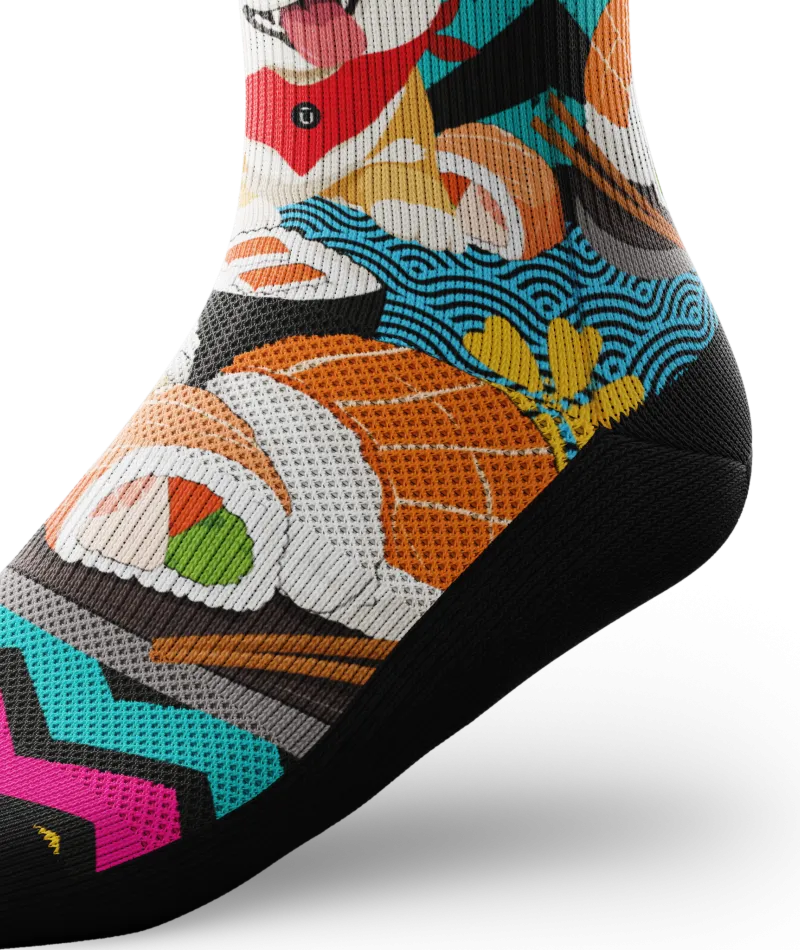 Shiba Roll Crew Socks