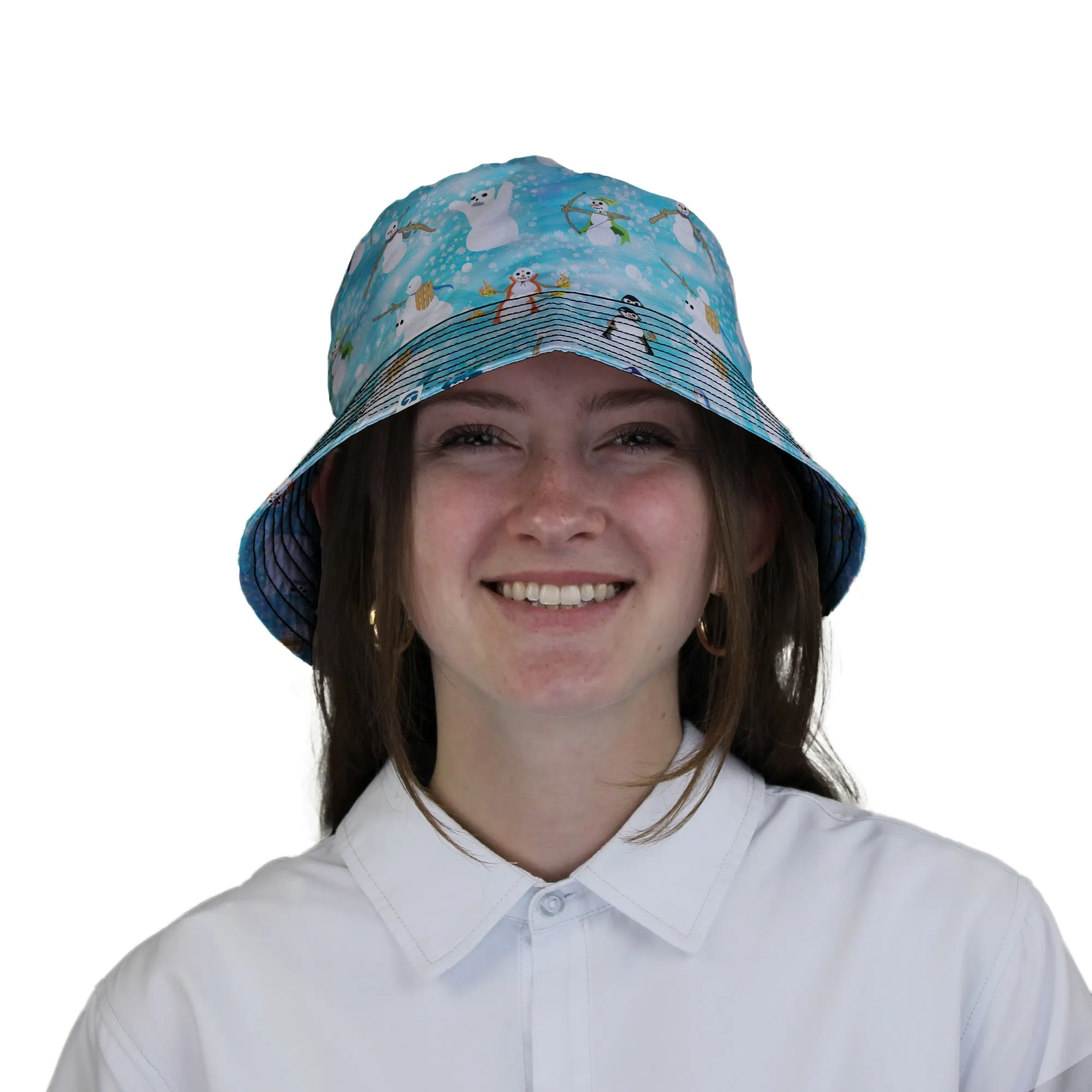 Snowmen Dnd Classes Bucket Hat