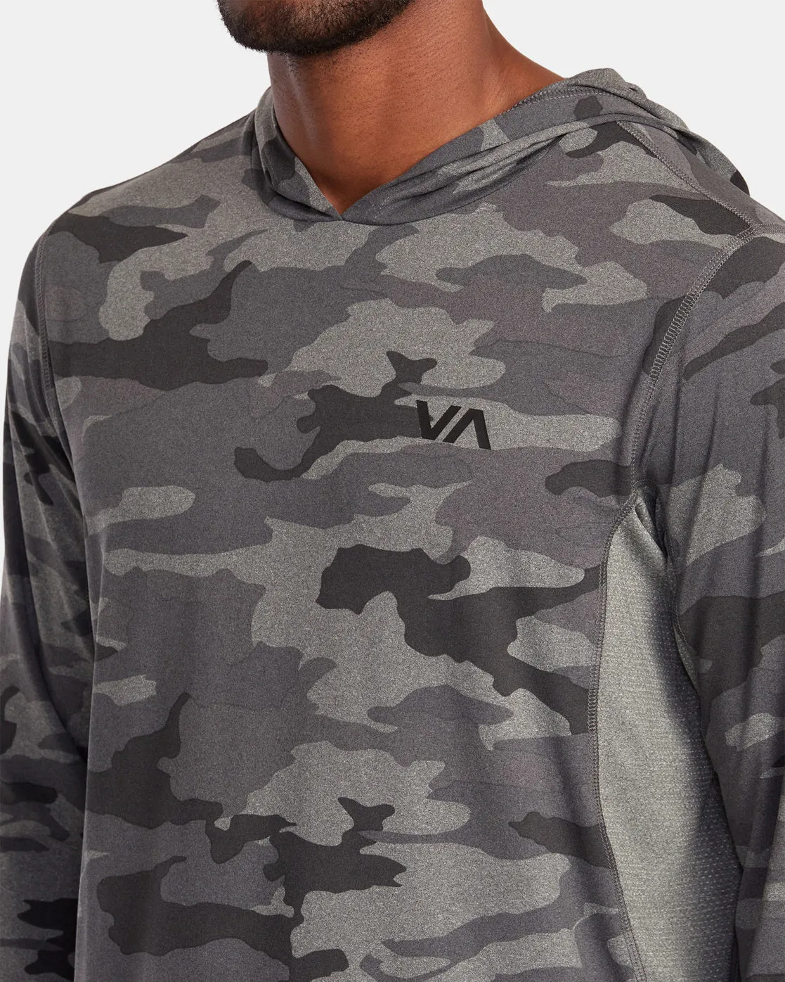 Sport Vent Technical Hooded Top - Camo