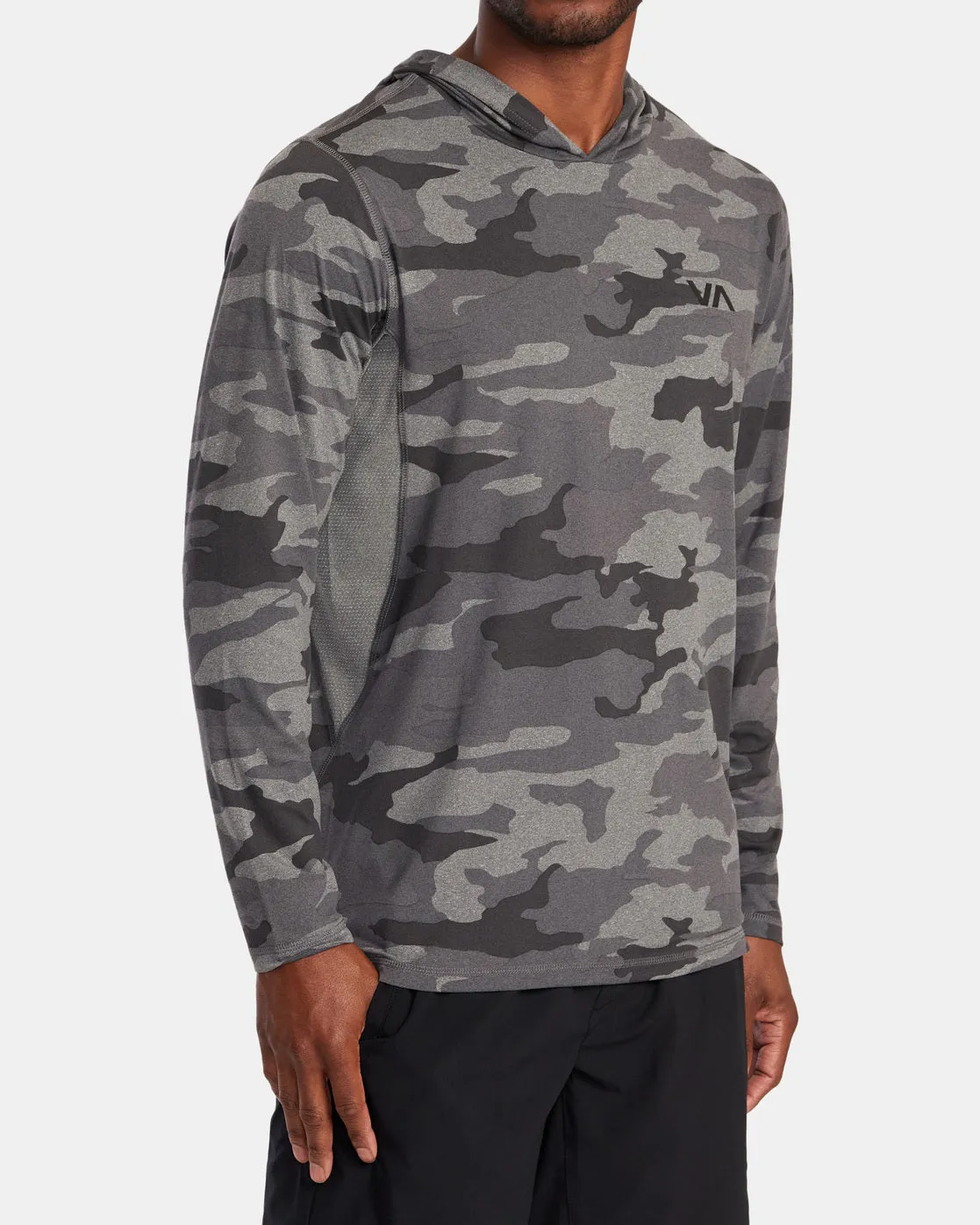 Sport Vent Technical Hooded Top - Camo