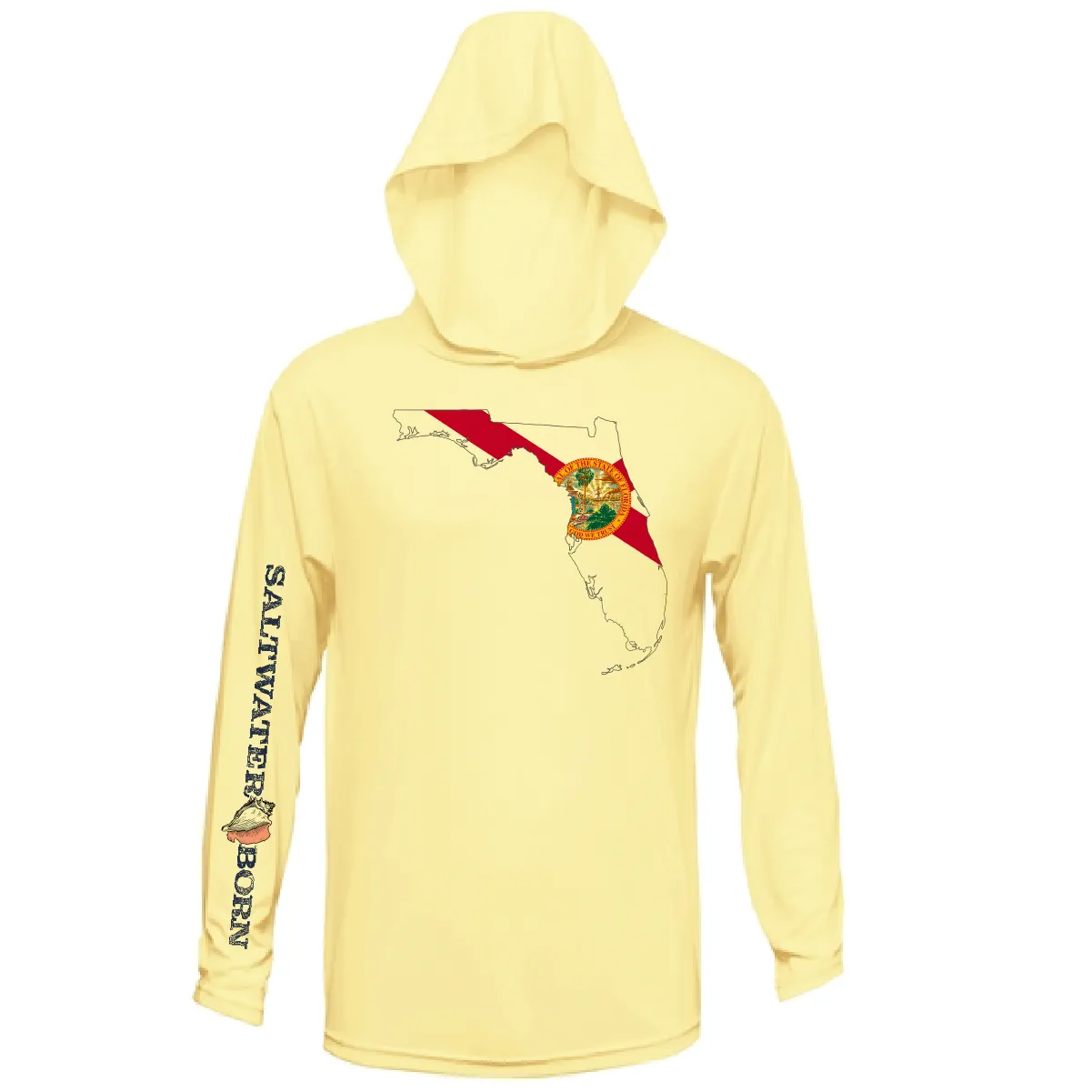 State of Florida Long Sleeve UPF 50  Dry-Fit Hoodie