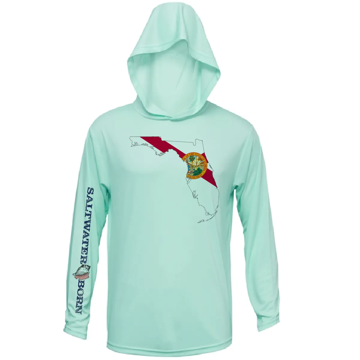 State of Florida Long Sleeve UPF 50  Dry-Fit Hoodie